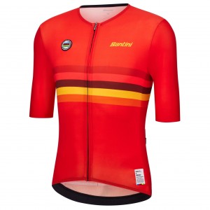 Herren Santini UCI Weltmeister 2025 trikot-Spanien Radtrikot Kaufen