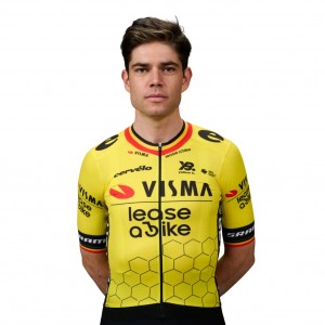 Herren Team Visma Lease a bike 2025 trikot-Wout Van Aert Radtrikot Kaufen Herren Team Visma Lease a bike 2025 trikot-Wout Van Aert Radtrikot Kaufen
