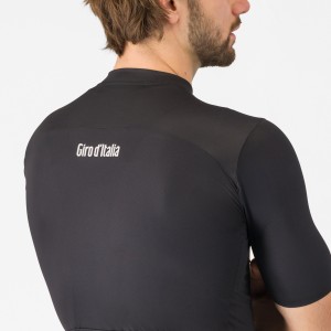 Herren Vintage Trikot Giro d'Italia 2025-Schwarz Radtrikot Kaufen