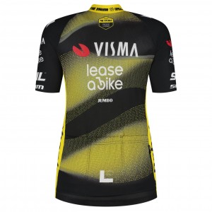 Damen Team Visma Lease a bike 2025 The Swarm frau trikot-Tdf Radtrikot Kaufen