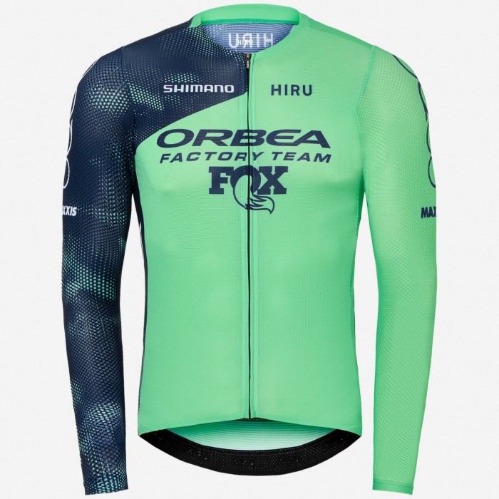 Herren Hiru Orbea Factory Team 2025 Lab Aero langarm trikot Radtrikot Kaufen Herren Hiru Orbea Factory Team 2025 Lab Aero langarm trikot Radtrikot Kaufen