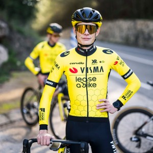 Herren Team Visma Lease a bike 2025 langarm trikot Radtrikot Kaufen