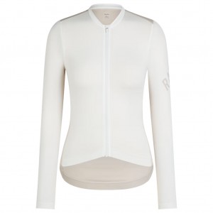 Damen Rapha Pro Team Lightweight frau langarmtrikot-Weiss Radtrikot Kaufen