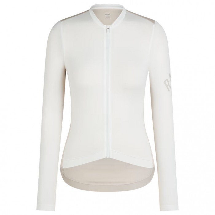 Damen Rapha Pro Team Lightweight frau langarmtrikot-Weiss Radtrikot Kaufen