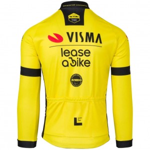 Herren Team Visma Lease a bike 2025 langarm trikot Radtrikot Kaufen
