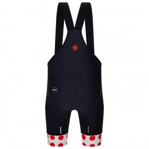 Herren Santini Pois Tour de France tragerhose 2025 Radtrikot Kaufen