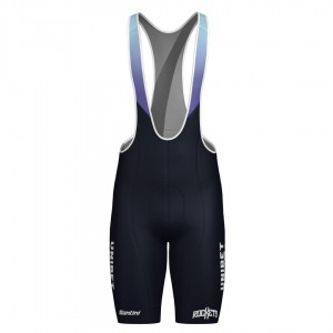 Herren Team Unibet Rockets 2025 Santini tragerhose-Blau Radtrikot Kaufen