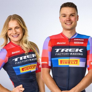 Herren Santini Trek Factory Racing 2025 XC trikot Radtrikot Kaufen Herren Santini Trek Factory Racing 2025 XC trikot Radtrikot Kaufen