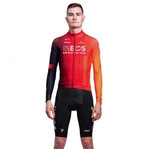 Herren Gobik Ineos Grenadiers 2025 Hyder langarm trikot Radtrikot Kaufen