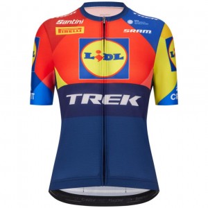 Damen Santini Lidl Trek 2025 frau trikot Radtrikot Kaufen Damen Santini Lidl Trek 2025 frau trikot Radtrikot Kaufen