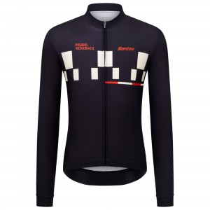 Herren Santini Paris Roubaix langarmtrikot 2025 Radtrikot Kaufen