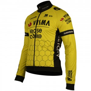 Herren Team Visma Lease a bike 2025 Premiun Polartec jacke Radtrikot Kaufen Herren Team Visma Lease a bike 2025 Premiun Polartec jacke Radtrikot Kaufen