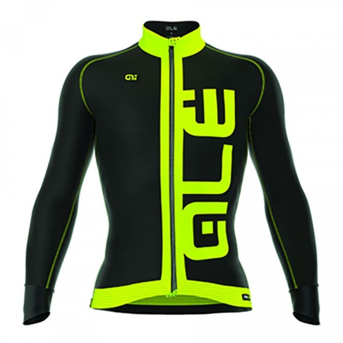 2016 ALE ARCOBALENO Radtrikot Langarm-Schwarz GELB FLUO Radtrikot Kaufen 2016 ALE ARCOBALENO Radtrikot Langarm-Schwarz GELB FLUO Radtrikot Kaufen