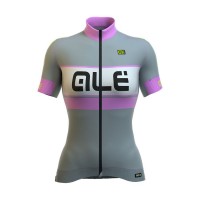 2016 ALE Damen Graphics PRR Bermuda Radtrikot Kurzarm grau Radtrikot Kaufen