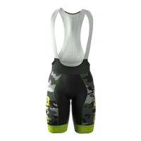 2016 Ale Graphics PRR Camo Fahrradbekleidung Kurz Trägerhose Fluo Grün Radtrikot Kaufen