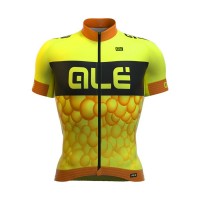 2016 ALE Graphics PRR New Bubbles-Orange Fluo Radtrikot Kurzarm Radtrikot Kaufen