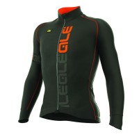2016 ALE 3 SEASON Radtrikot Langarm-Schwarz ORANGE FLUO Radtrikot Kaufen