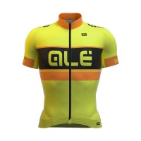 2016 ALE Graphics PRR Bermuda-gelbs Fluo Radtrikot Kurzarm Radtrikot Kaufen