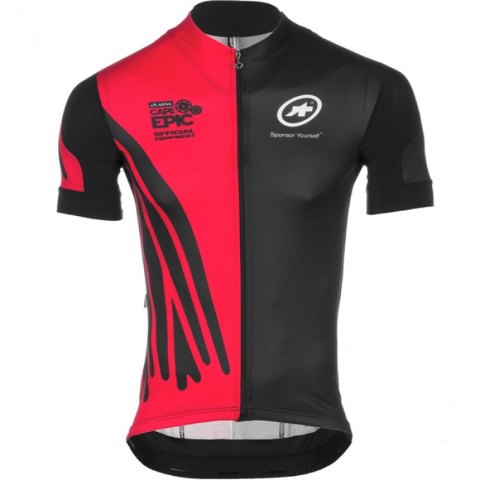 2016 Assos schwarz rot Radtrikot Kurzarm Radtrikot Kaufen
