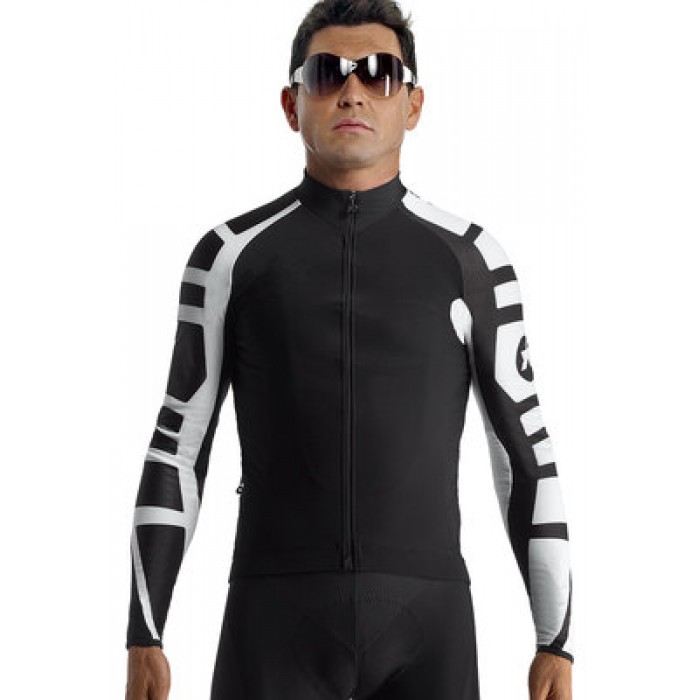 2016 Assos Fahrradtrikot Langarm Schwarz Radtrikot Kaufen