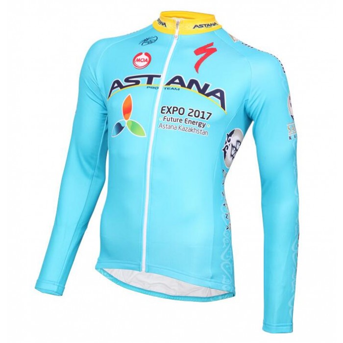 2016 ASTANA PRO TEAM Fahrradtrikot Langarm Radtrikot Kaufen