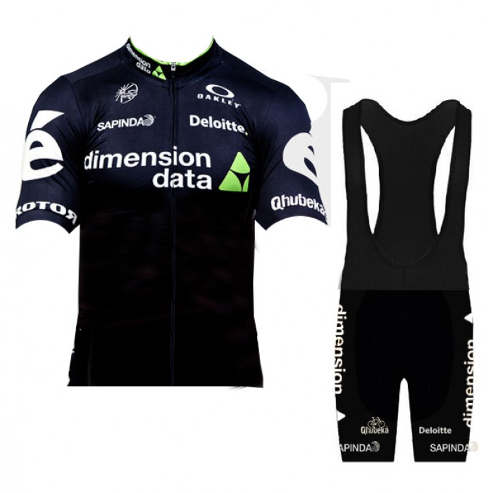 2016 Dimension Data Fahrradbekleidung Satz Fahrradtrikot Kurzarm Trikot und Kurz Trägerhose 02 Radtrikot Kaufen