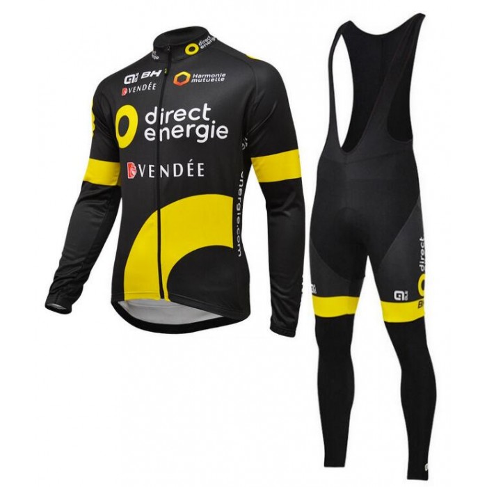2016 Direct Energie Fahrradbekleidung Radtrikot Satz Langarm und Lange Trägerhose Radtrikot Kaufen 2016 Direct Energie Fahrradbekleidung Radtrikot Satz Langarm und Lange Trägerhose Radtrikot Kaufen