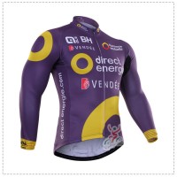 2016 Direct Energie purple Fahrradtrikot Langarm Radtrikot Kaufen