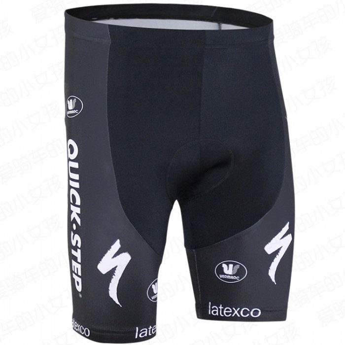 2016 QUICK STEP Pro Kurz Radhose Schwarz Radtrikot Kaufen