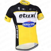2016 QUICK STEP Pro Radtrikot Kurzarm Gelb Radtrikot Kaufen