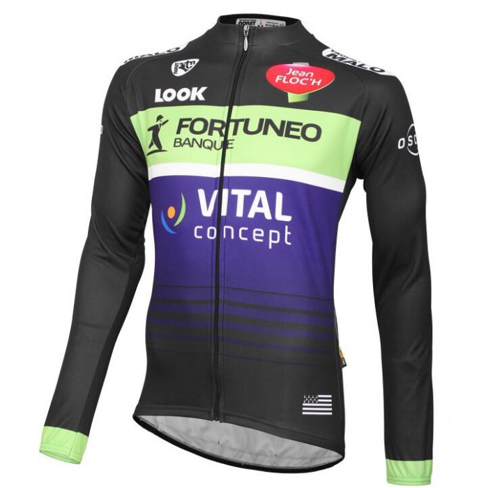 2016 FORTUNEO-VITAL CONCEPT Fahrradtrikot Langarm Radtrikot Kaufen