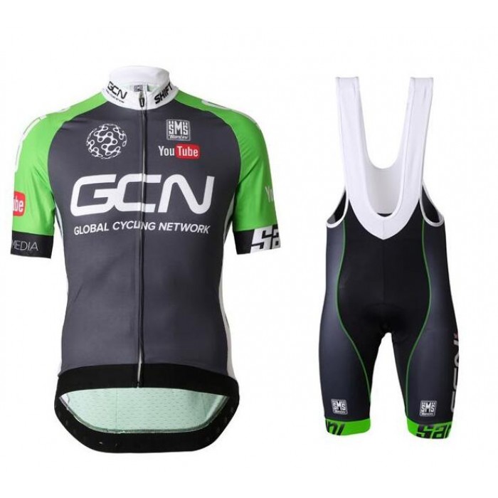 2016 GCN Grün Fahrradbekleidung Satz Fahrradtrikot Kurzarm Trikot und Kurz Trägerhose Radtrikot Kaufen 2016 GCN Grün Fahrradbekleidung Satz Fahrradtrikot Kurzarm Trikot und Kurz Trägerhose Radtrikot Kaufen