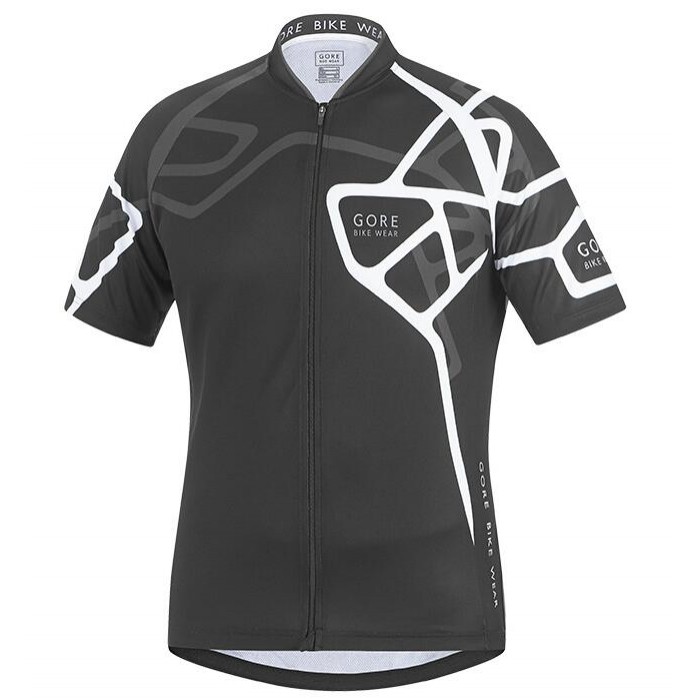 2016 GORE Element Adrenalin II schwarz Weiß Radtrikot Kurzarm Radtrikot Kaufen