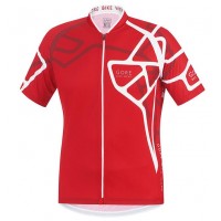 2016 GORE Element Adrenalin II rot Weiß Radtrikot Kurzarm Radtrikot Kaufen