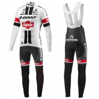 2016 Giant Alpecin TDF Ausgabe Weiß Fahrradbekleidung Satz Radtrikot Langarm+Lang Trägerhose Radtrikot Kaufen