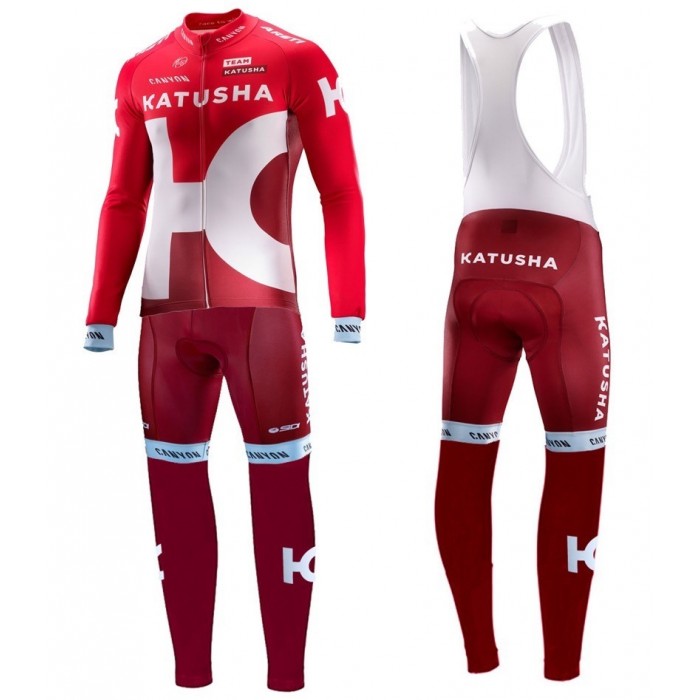 2016 Team Katusha Fahrradbekleidung Satz Radtrikot Langarm+Lang Trägerhose Radtrikot Kaufen 2016 Team Katusha Fahrradbekleidung Satz Radtrikot Langarm+Lang Trägerhose Radtrikot Kaufen