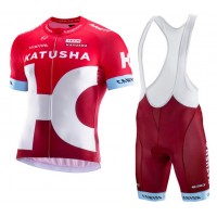 2016 Katusha Fahrradbekleidung Satz Fahrradtrikot Kurzarm Trikot und Kurz Trägerhose Radtrikot Kaufen