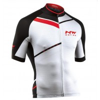 2016 Northwave Weiß schwarz rot Radtrikot Kurzarm Radtrikot Kaufen