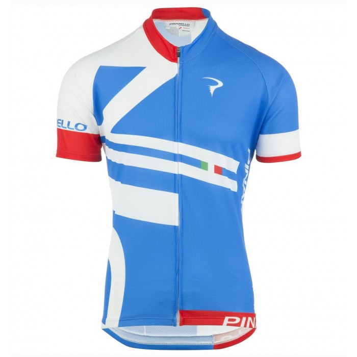 2016 Pinarello Bandiera blau-Weiß Radtrikot Kurzarm Radtrikot Kaufen