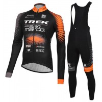 2016 Trek Selle San Marco Fahrradbekleidung Radtrikot Satz Langarm und Lange Trägerhose Radtrikot Kaufen