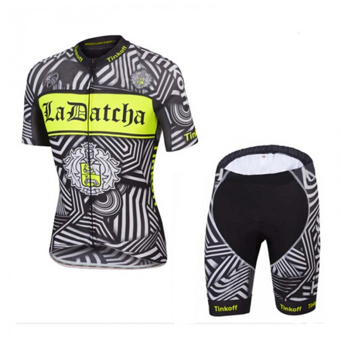 2016 Tinkoff Saxo Bank Radbekleidung Radtrikot Kurzarm und Fahrradhosen Kurz Radtrikot Kaufen