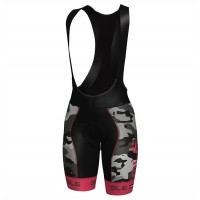 2017 Damen Ale Graphics PRR Camo Schwarz-Rose Kurz Trägerhose Radtrikot Kaufen