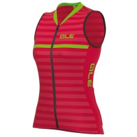 2017 Damen ärmelloses Trikot S/M Ale Excel Surf-Pink Grün Fluo Radtrikot Kaufen