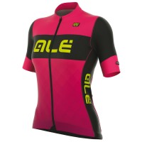 2017 Damen Ale R-EV1 Rumbles Radtrikot Kurzarm Pink Fluo Radtrikot Kaufen