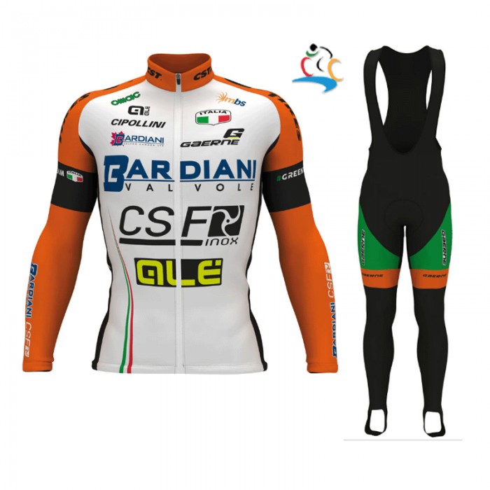 2017 BARDIANI CSF Pro Fahrradbekleidung Radtrikot Langarm+Lang Trägerhose Radtrikot Kaufen