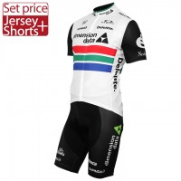 DIMENSION DATA 2017 South African Champion Fahrradbekleidung Satz Radtrikot Kurzarm+Kurz Radhose Radtrikot Kaufen