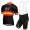 ETIXX-QUICK STEP 2017 Schwarz Rot Gelb Fahrradbekleidung Satz Radtrikot Kurzarm+Kurz Trägerhose Radtrikot Kaufen