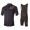 2017 Team FOX Homme Schwarz Gold Fahrradbekleidung Satz Radtrikot Kurzarm+Kurz Trägerhose Radtrikot Kaufen