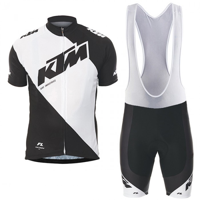 2017 KTM Fahrradbekleidung Satz Radtrikot Kurzarm+Kurz Trägerhose Weiß Schwarz Radtrikot Kaufen 2017 KTM Fahrradbekleidung Satz Radtrikot Kurzarm+Kurz Trägerhose Weiß Schwarz Radtrikot Kaufen