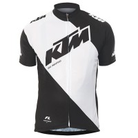 2017 KTM Radtrikot Kurzarm Weiß Schwarz Radtrikot Kaufen
